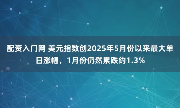 配资入门网 美元指数创2025年5月份以来最大单日涨幅，1月份仍然累跌约1.3%
